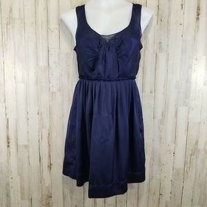 5/$25 American Eagle Outfitters Womens Dress 6 Blue I12